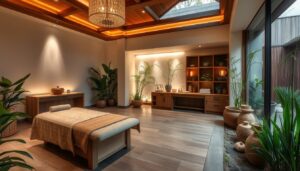 holistic wellness spa facility features